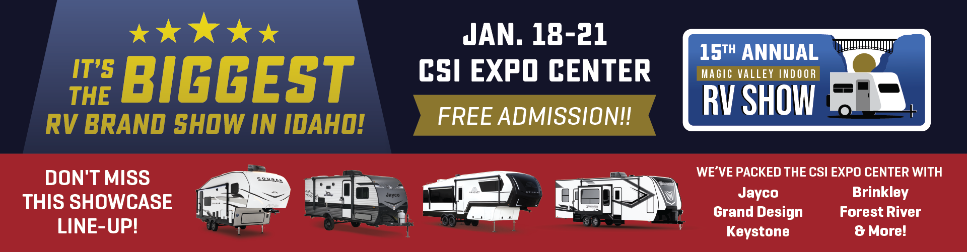 14th Annual Magic Valley Indoor RV Show